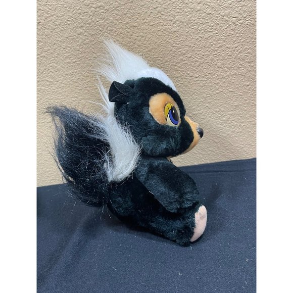 Vintge Disney Bambi Flower Skunk Plush Tags New Old Stock - Picture 4 of 7